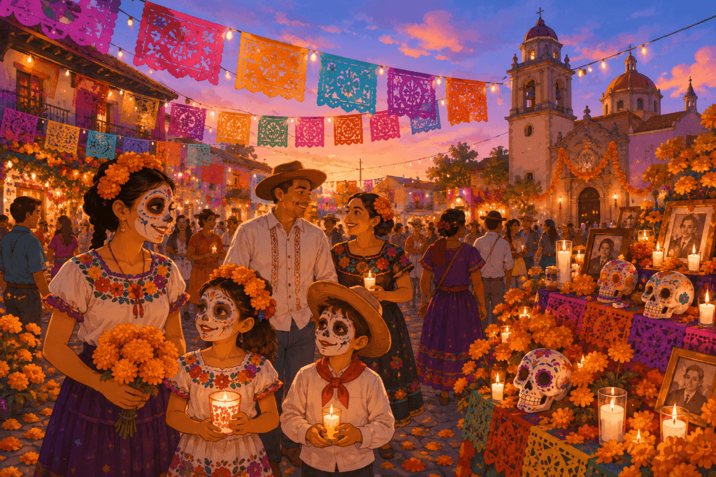 El "Día de Muertos" es una celebración muy importante en México.